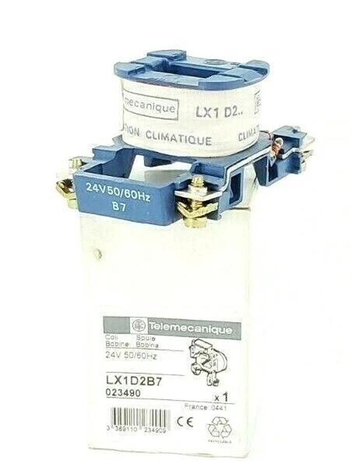 Used NIB TELEMECANIQUE LX1D2B7 COIL 24V 50/60HZ