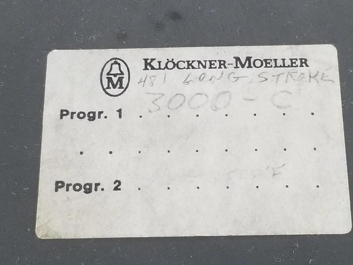 Used KLOCKNER MOELLER EE1-PS3 MEMORY MODULE RS-485, E E1-PS 3, EE1PS3