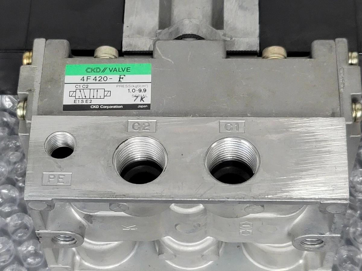 Used CKD 4F420-F VALVE 4F420 1.0-9.9 200/220V 50/60HZ