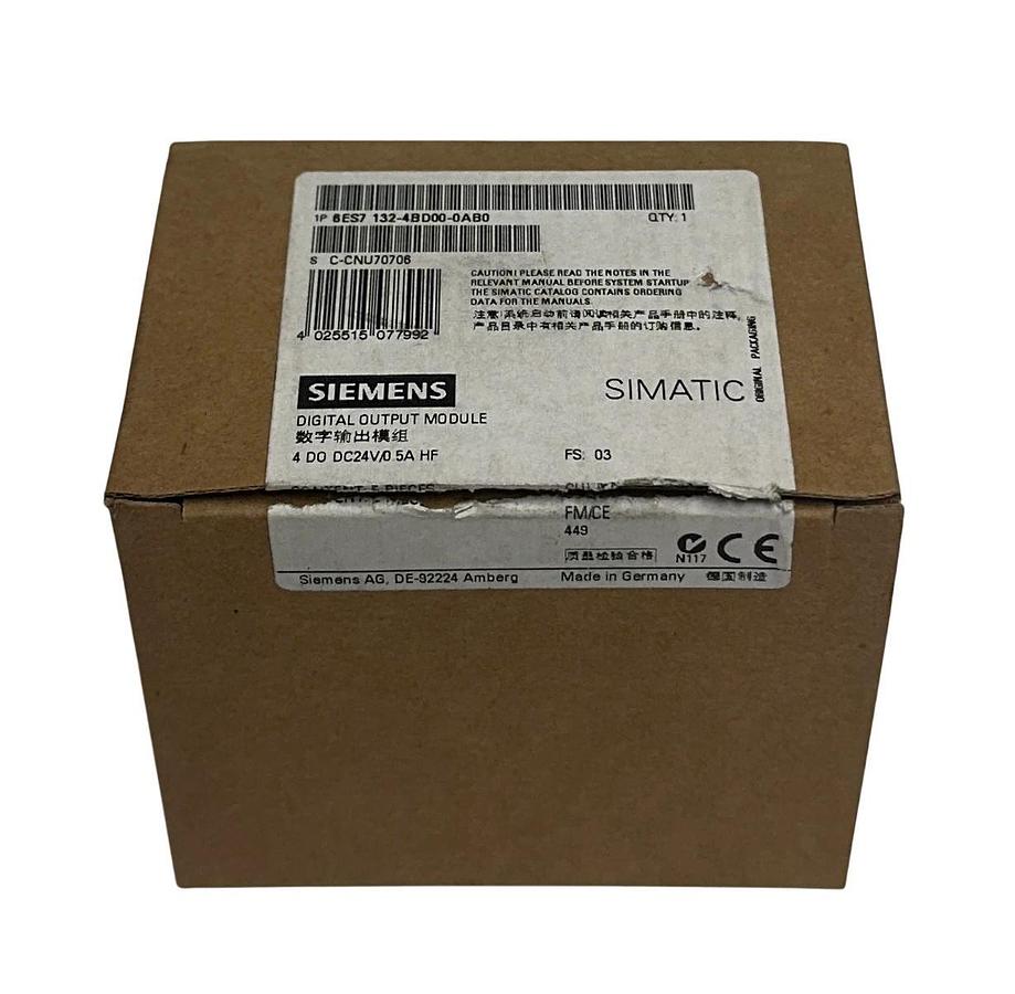 5 SIEMENS 6ES7 132-4BD00-0AB0 / 6ES71324BD000AB0 SIMATIC OUTPUT MODULES 24V NSMP