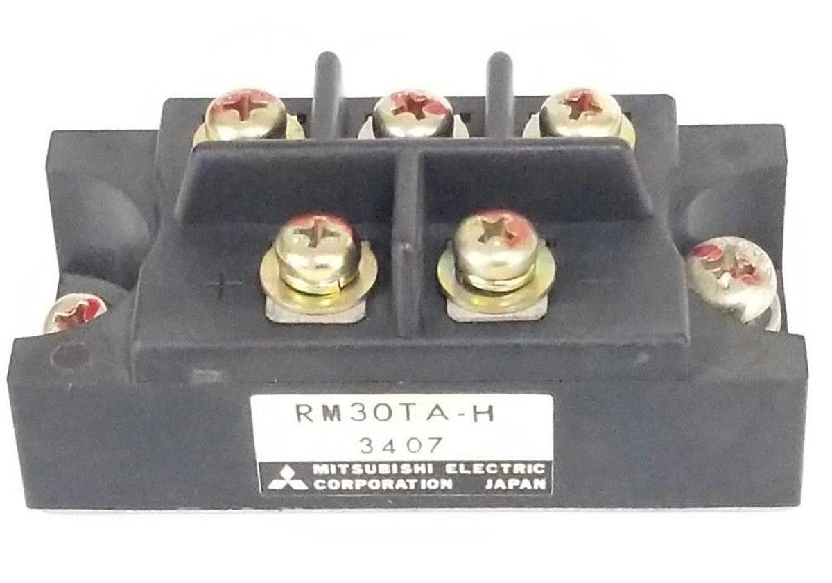 Used MITSUBISHI ELECTRIC RM30TA-H DIODE MODULE 75A, 400-800VDC RM30TAH