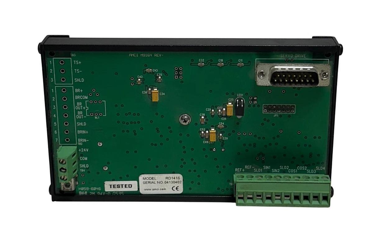 Used AMCI RD141S SLAVE RESOLVER TO DIGITAL CONVERTER INTERFACE MODULE 24VDC USNP