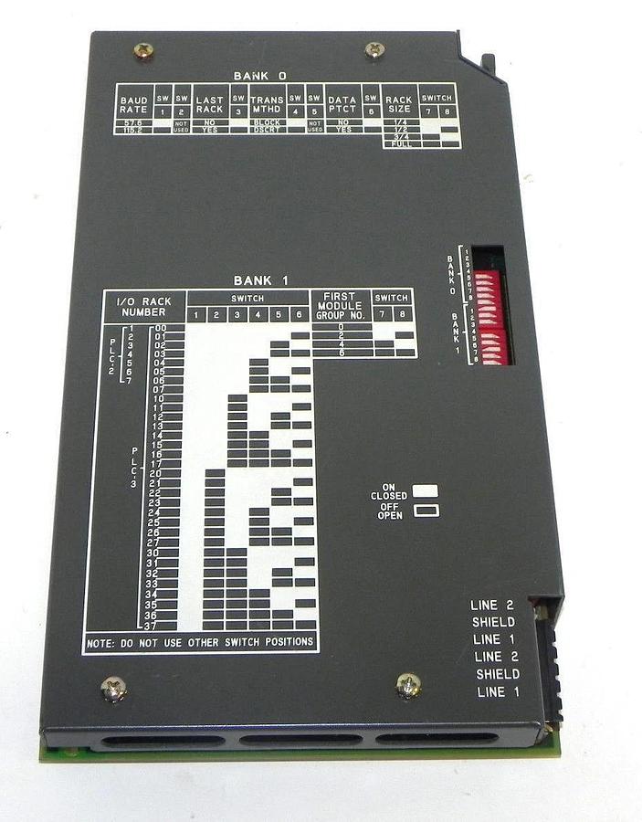 Used ALLEN BRADLEY 1771-DCM/A DIRECT COMMUNICATION MODULE 1771-DCM FIRMWARE REV. H