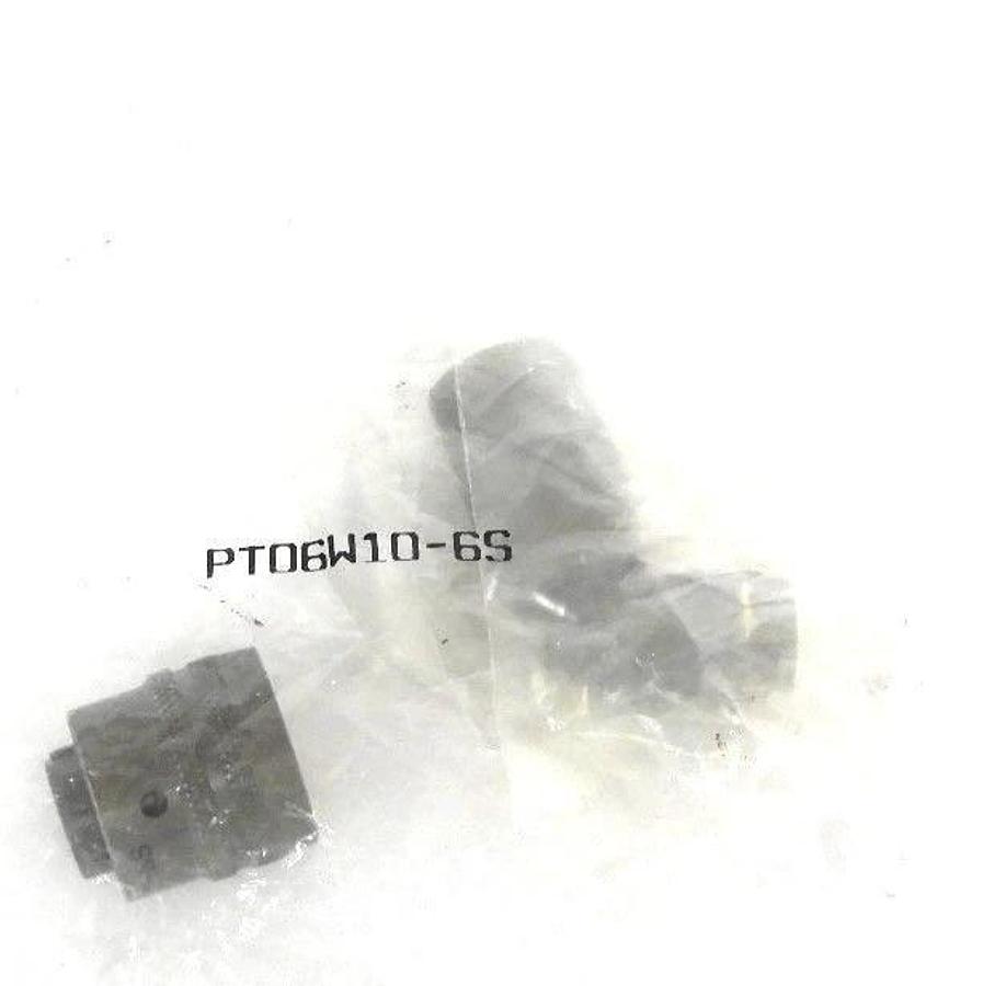 Used NEW AMPHENOL PT06W10-6S CIRCULAR CONNECTOR PLUG, SIZE 10, 6 POSITION, CABLE
