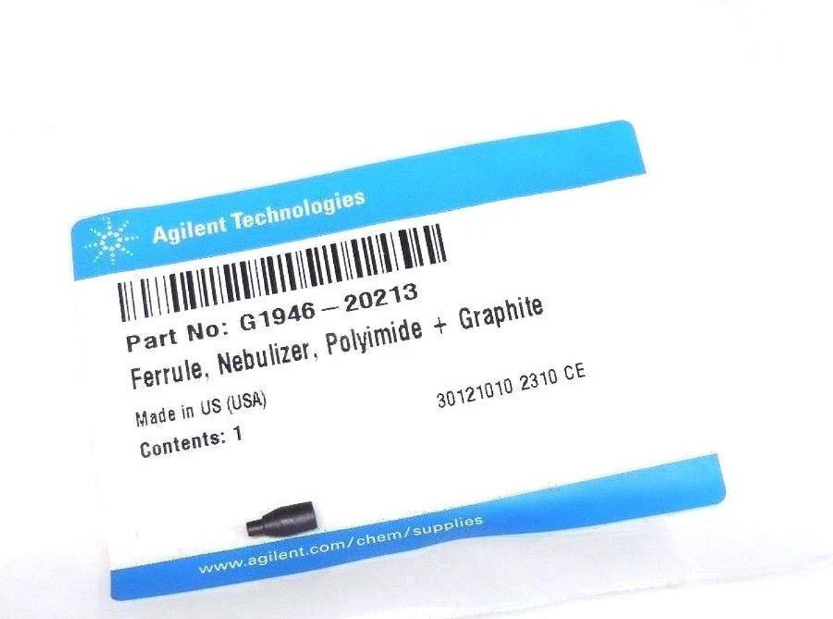Used NEW AGILENT TECHNOLOGIES G1946-20213 FERRULE, NEBULIZER, POLYIMIDE + GRAPHITE