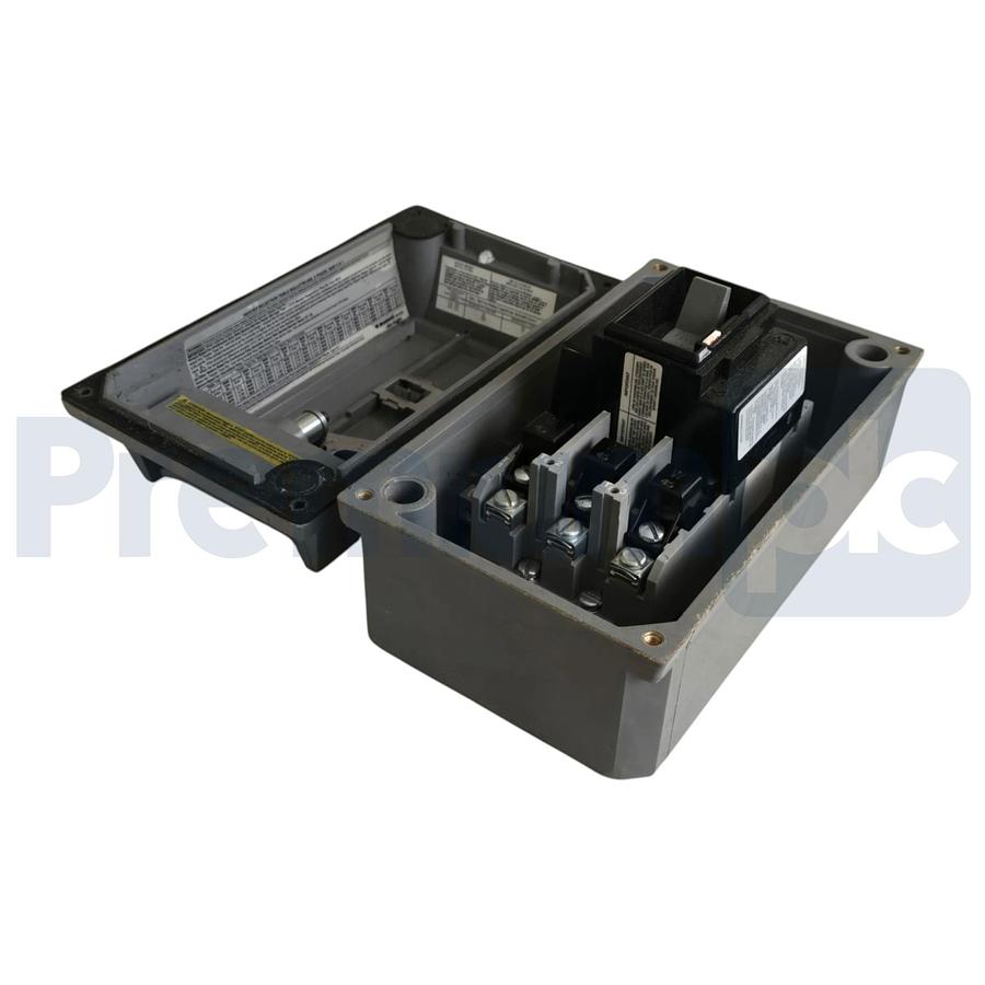Used Allen-Bradley 609-ACW /K Manual Motor Starter NEMA Size 0 Type 4X Enclosure NSNP