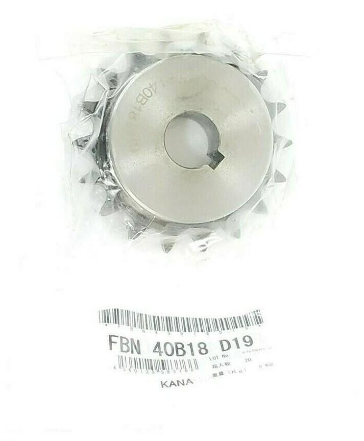 Used LOT OF 3 NEW KANAYAMA MISUMI FBN 40B18 D19 FINISHED BORE SPROCKETS FBN40B18D19