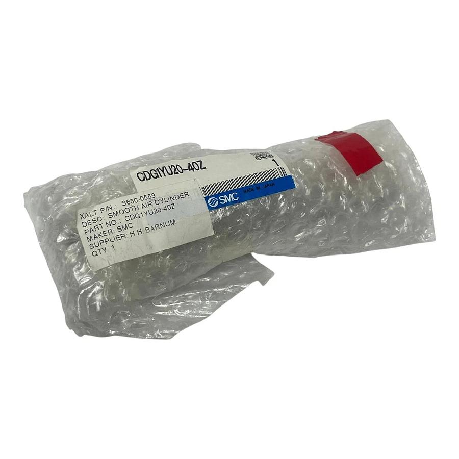SMC CDG1YU20-40Z Pneumatic Smooth Cylinder 20mm Bore 40mm Stroke New Surplus