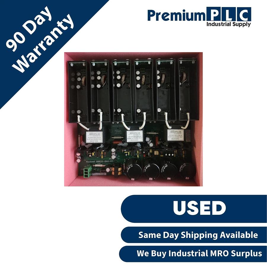 Used ALLEN BRADLEY ABSOPULSE 80026-044-03 / 80026-044-03-R SMC SWITCHING POWER SUPPLY