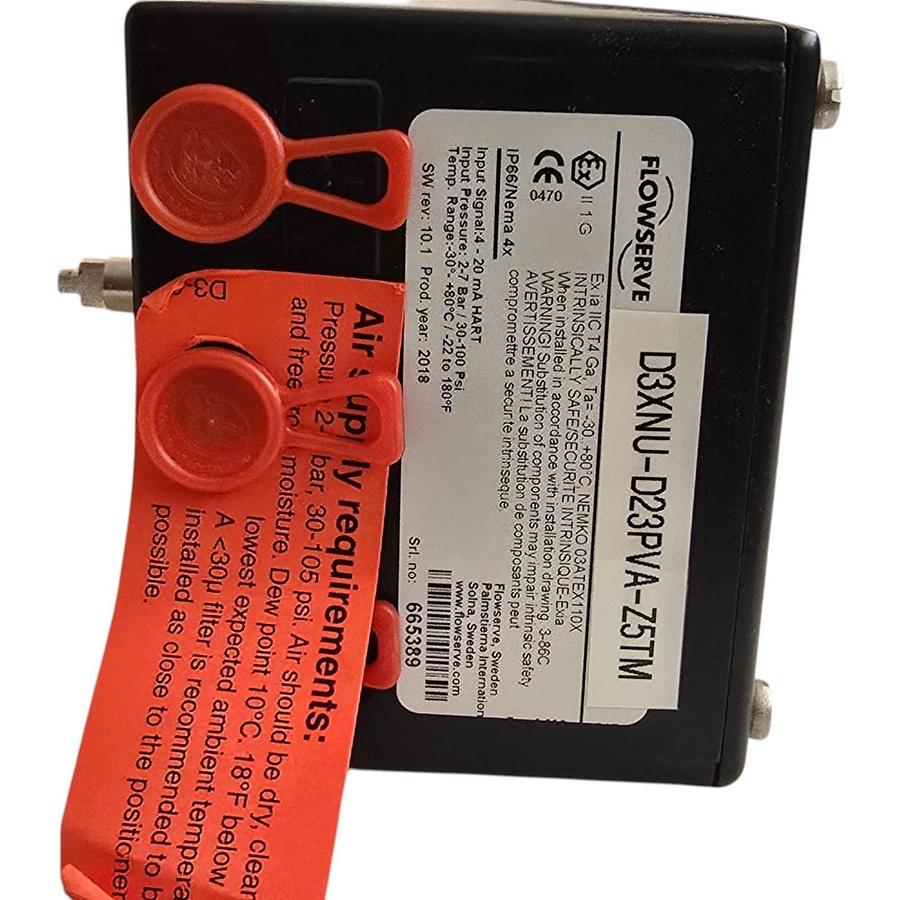 Flowserve PMV D3 Smart Valve Digital Positioner HART 4-20mA D3XNU-D23PVA-Z5TM
