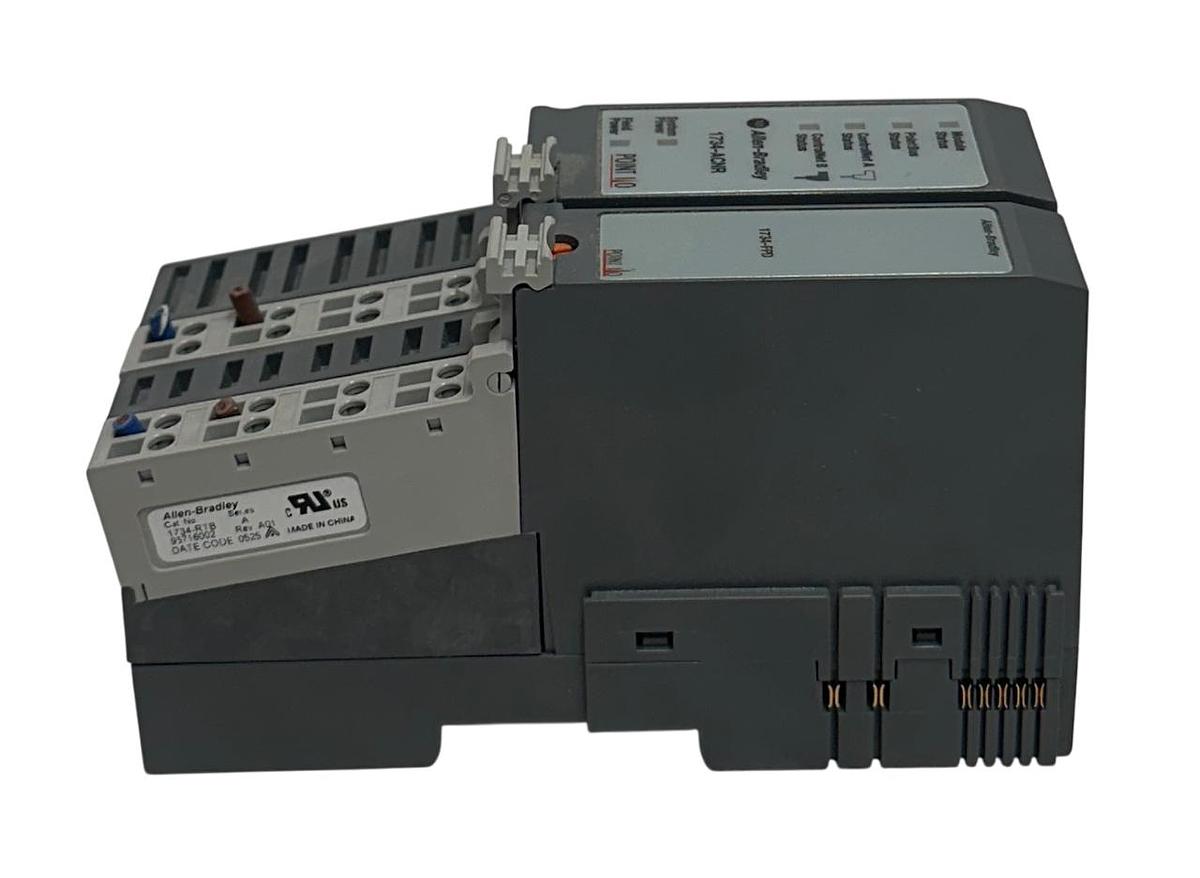Used ALLEN BRADLEY 1734-ACNR /A POINT I/O NETWORK ADAPTER W/ 1734-FPD /B MODULE USNP