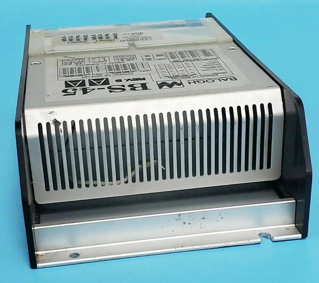 Used BALOGH BS-45AA SERIAL CONTROL UNIT REV. B HOUSING ASSEMBLY BS45AA