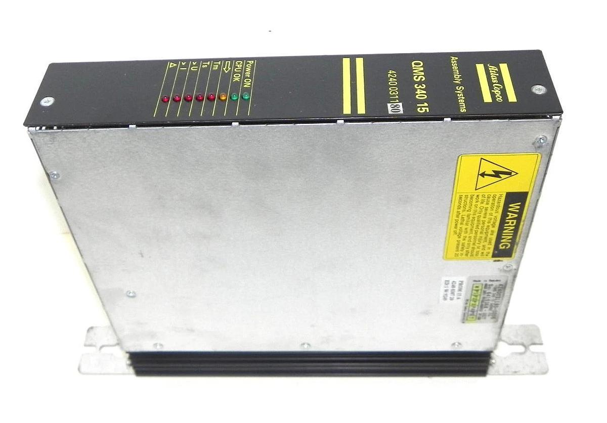 Used ATLAS COPCO 4240 0311 80 QMS-340-15 SERVO CONTROLLER 4240031180