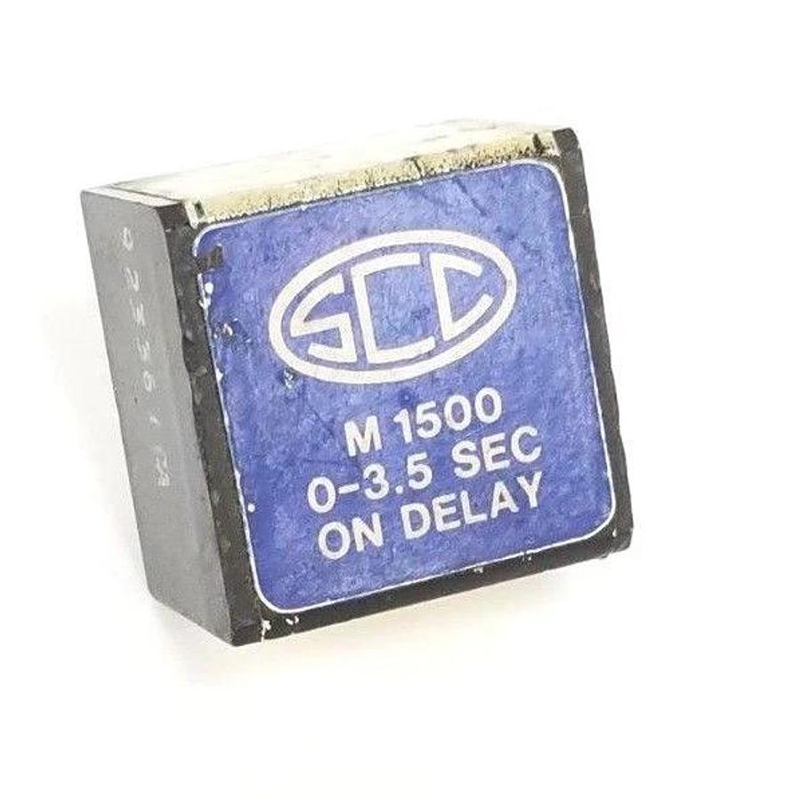 Used SCC M-1500 RELAY, 0-3.5SEC, ON DELAY, M1500