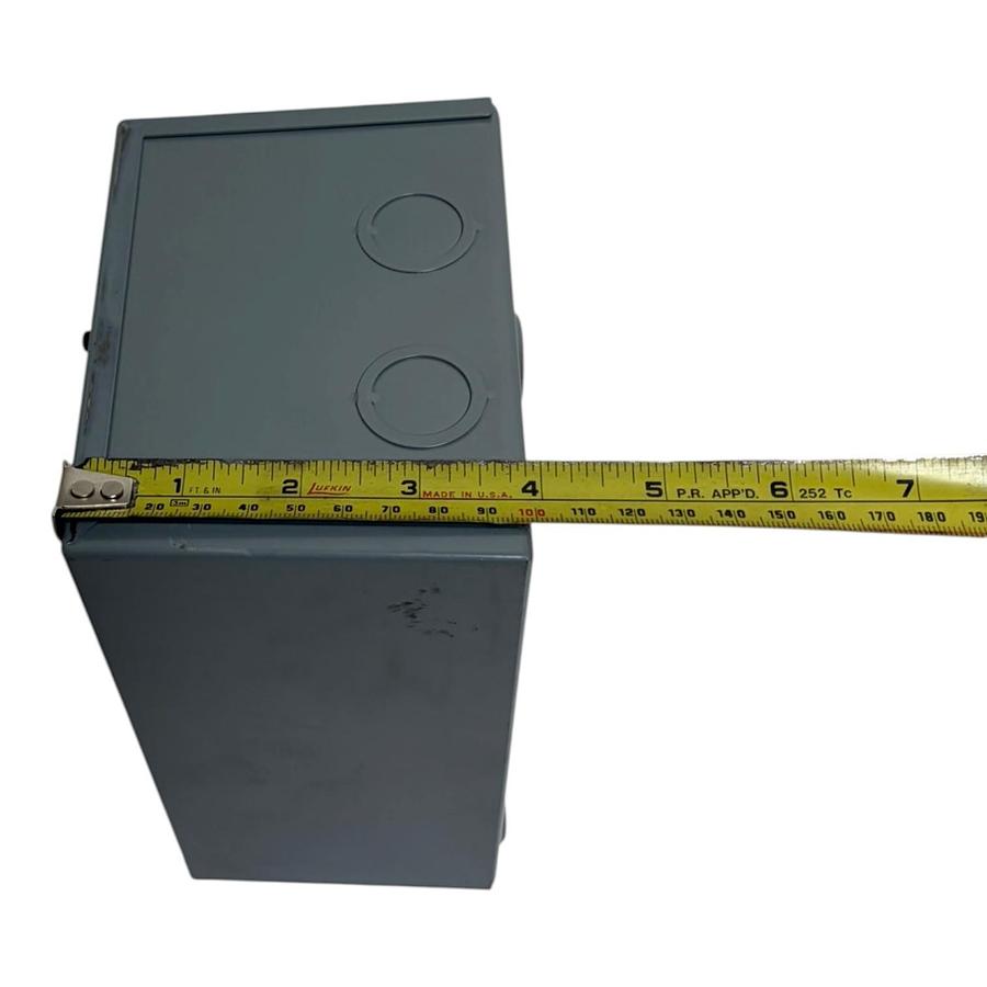 Used Allen Bradley 5-1/2" x 8" x 4" Grey Metal Junction Box Enclosure New