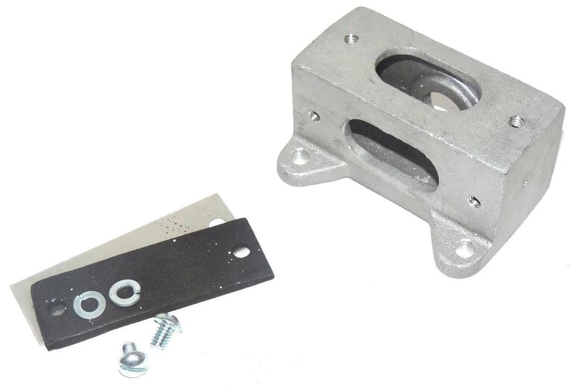 NEW WOODHEAD BRAD HARRISON 22806 2P CAST SAFETY PLUG RECEPTACLE ASSY W/O PLUG
