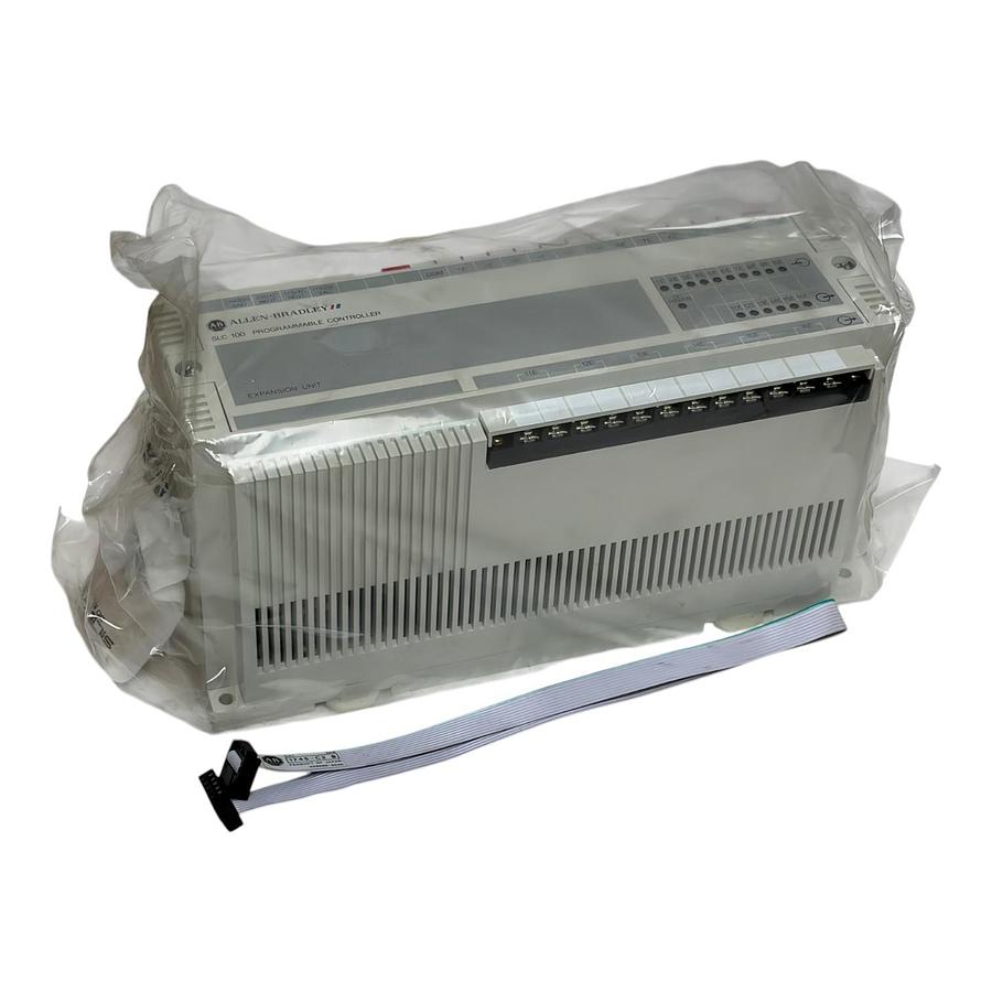 Used Allen-Bradley 1745-E101 SLC 100 Expansion Unit Series B with Cable Manual - NEW