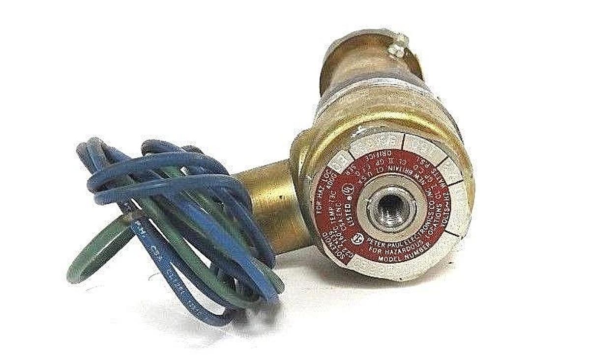 NEW PETER PAUL 0E23Z00011CCM VALVE 7.3W, 150PSI, ORIFICE 3/64 3/32, SER. EQ