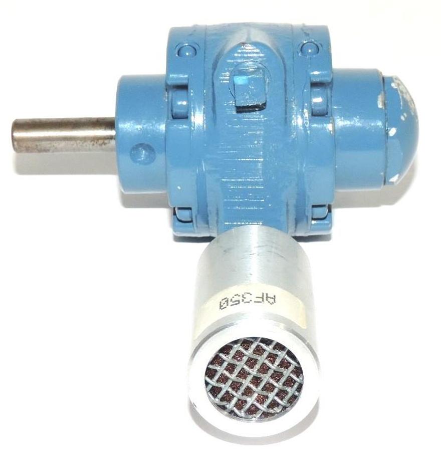 Used NEW GAST MFG CORP AIR MOTOR WITH AF350 METAL MUFFLER 3/8" SHAFT