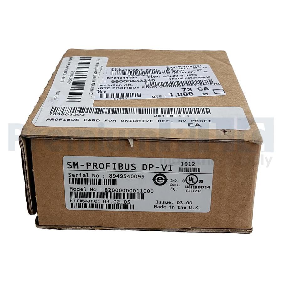 Used NIDEC CONTROL TECHNIQUES 82000000011000 SM-PROFIBUS DP-V1 COMM. MODULE NSMP