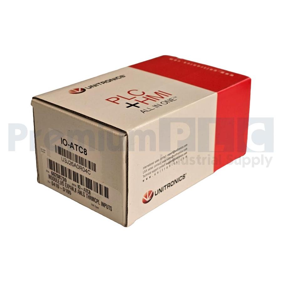 Used NEW UNITRONICS IO-ATC8 / IOATC8 VISION I/O EXPANSION MODULE THERMOCOUPLE NSMP