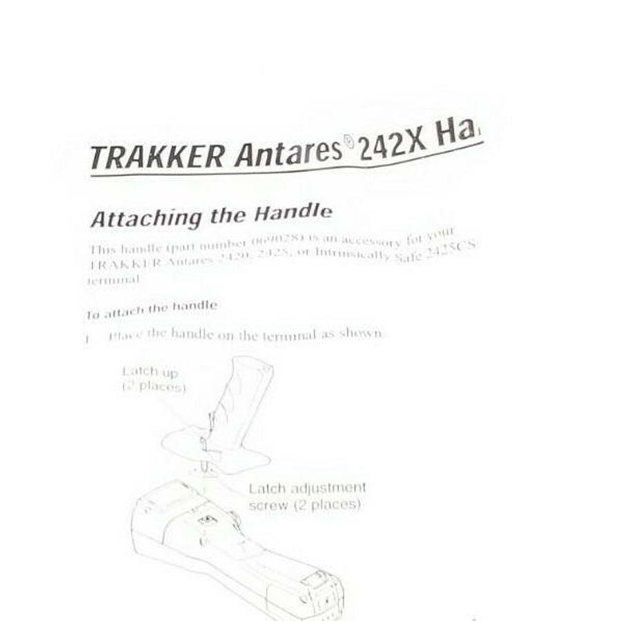 Used LOT OF 2 NIB INTERMEC T2425 HANDLE ASSEMBLIES