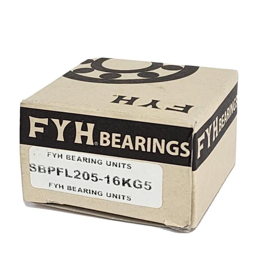Used NIB FYH BEARINGS SBPFL205-16KG5 FLANGED BEARING 2-BOLT