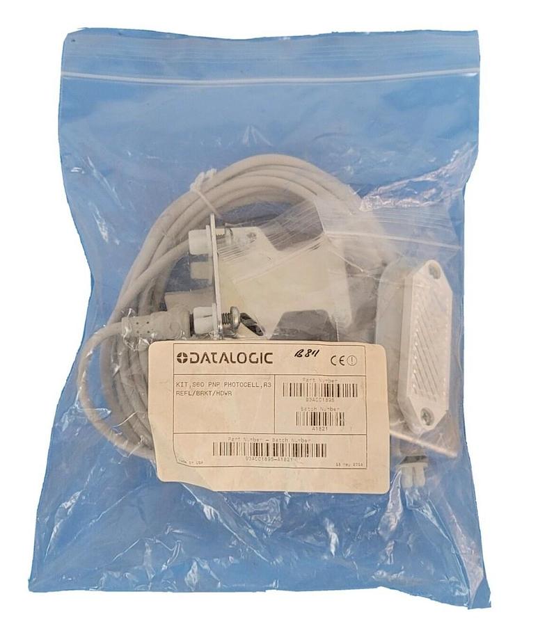 Used NEW DATALOGIC 93ACC1895 KIT, S60 PNO PHOTOCELL, R3 REFL/BRKT/HDWR