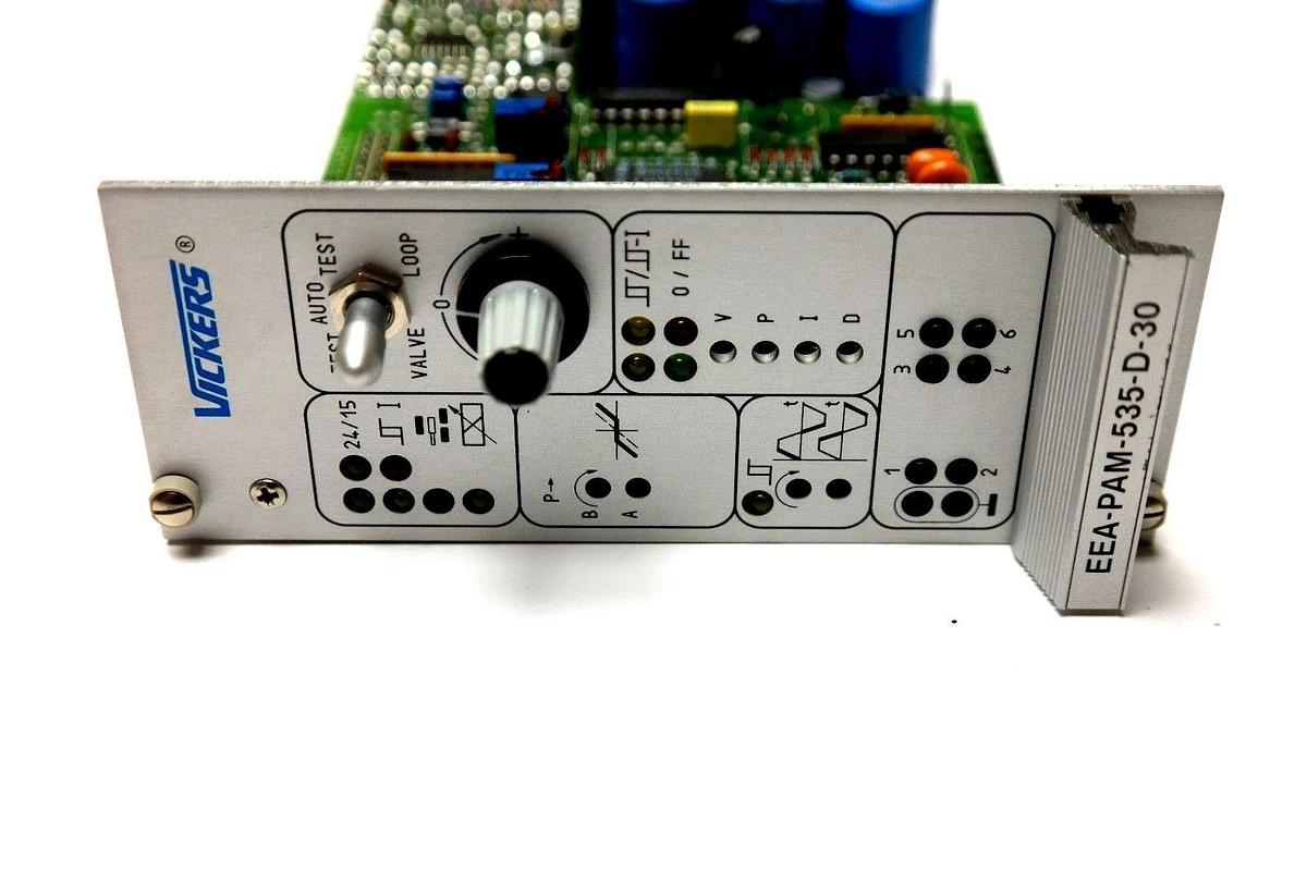 Used VICKERS EEA-PAM-535-D-30 SERVO POWER AMPLIFIER 732420 KFDG4V-5 EEAPAM535D30 NIB
