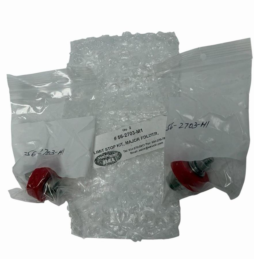 Used NEW Wexxar Bel 56-2703-M1 LIMIT STOP KIT, MAJOR FOLDER