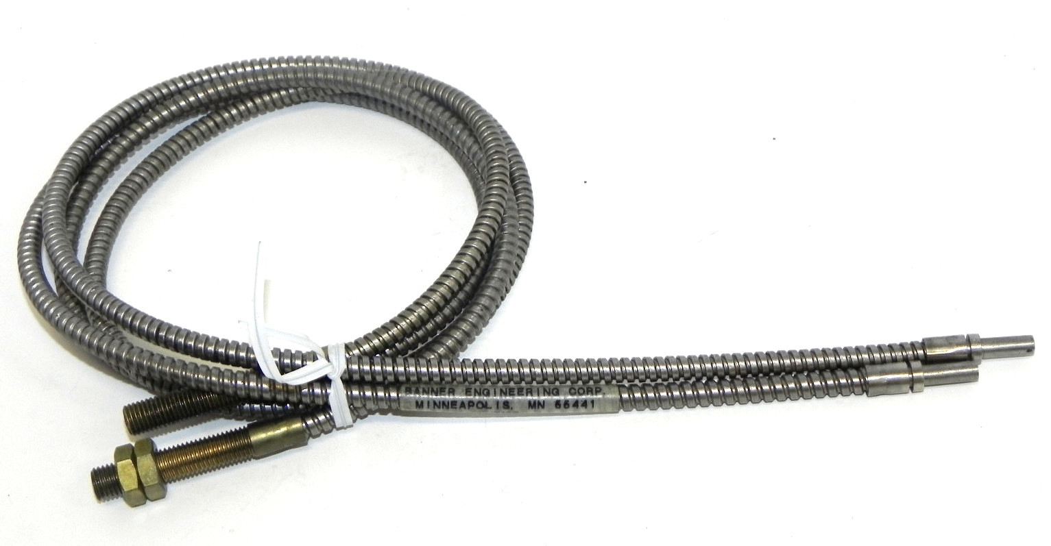 Used LOT OF 2 BANNER IT13S FIBER OPTIC CABLES