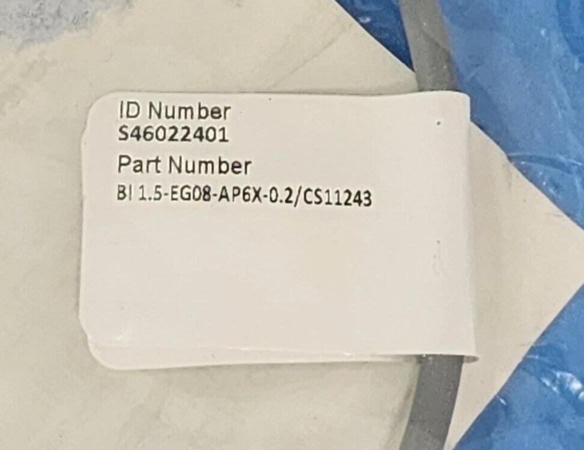 Used NEW TURCK BI1.5-EG08-AP6X-0.2/CS11243 INDUCTIVE SENSOR 10-30 VDC, S46022401