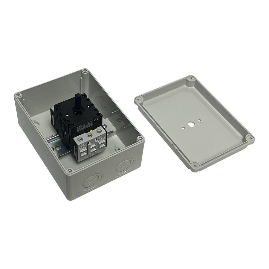Baco 172000 25A 600V Disconnect Switch in 110x150 Plastic Enclosure, NSNP