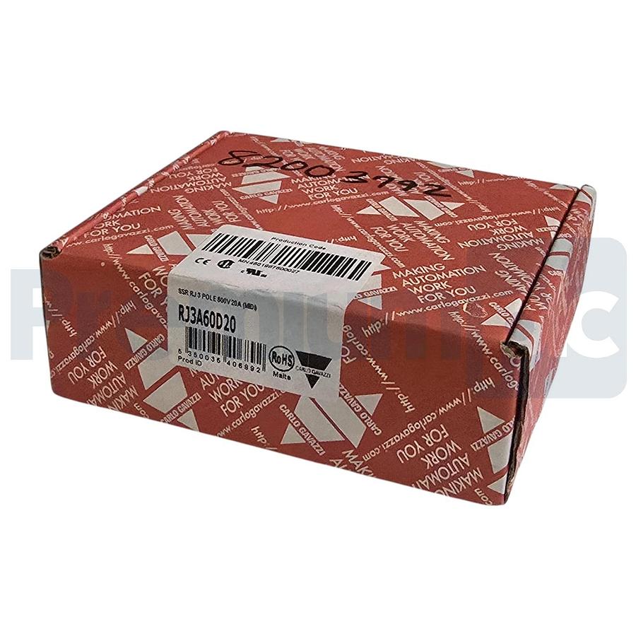 Carlo Gavazzi RJ3A60D20 | RJ3A Solid State Relay 3-Phase 20A 600VAC 5-32VDC NSMP