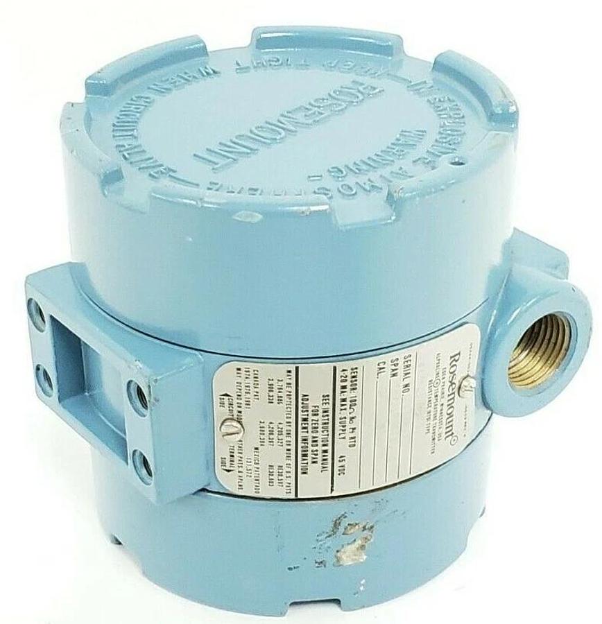 Used ROSEMOUNT 444RL2U1A1NA TEMP TRANSMITTER 4-20 MA, 45 VDC