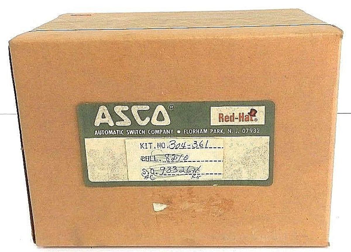 Used FACTORY SEALED ASCO 304-361 REBUILD KIT 8210, 304361
