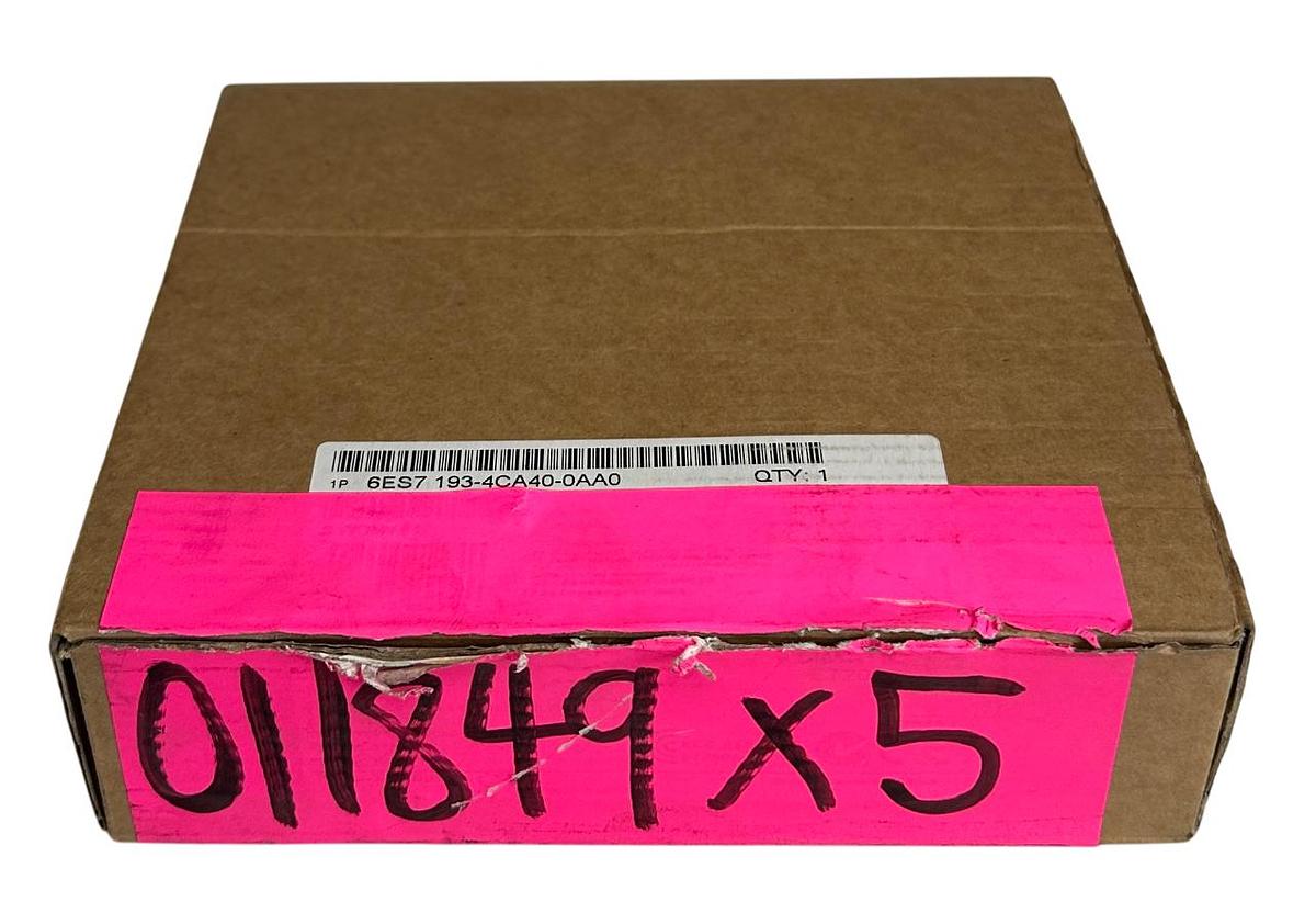 Used 4 SIEMENS 6ES7 193-4CA40-0AA0 / 6ES71934CA400AA0 SIMATIC TERMINAL MODULES NSMP