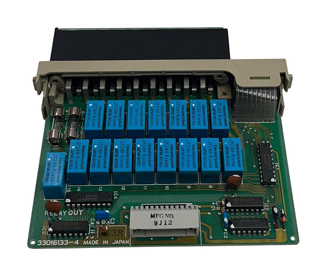 Used HITACHI POM-RH / P0M-RH / POMRH 16-PT RELAY OUTPUT MODULE 33016133-4 NSNP