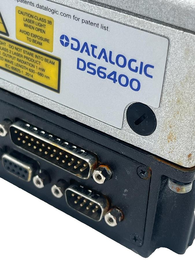Used Datalogic DS6400-105-010 Barcode Scanner Fixed Industrial Laser *WATER DAMAGE*