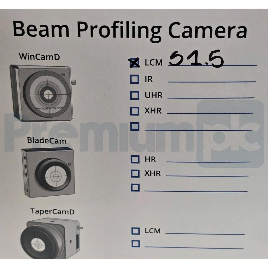 DataRay WinCamD-LCM CMOS Beam Profiler S-WCD-LCM-S1.5 2048x2048 Pixels USB3 NSMP