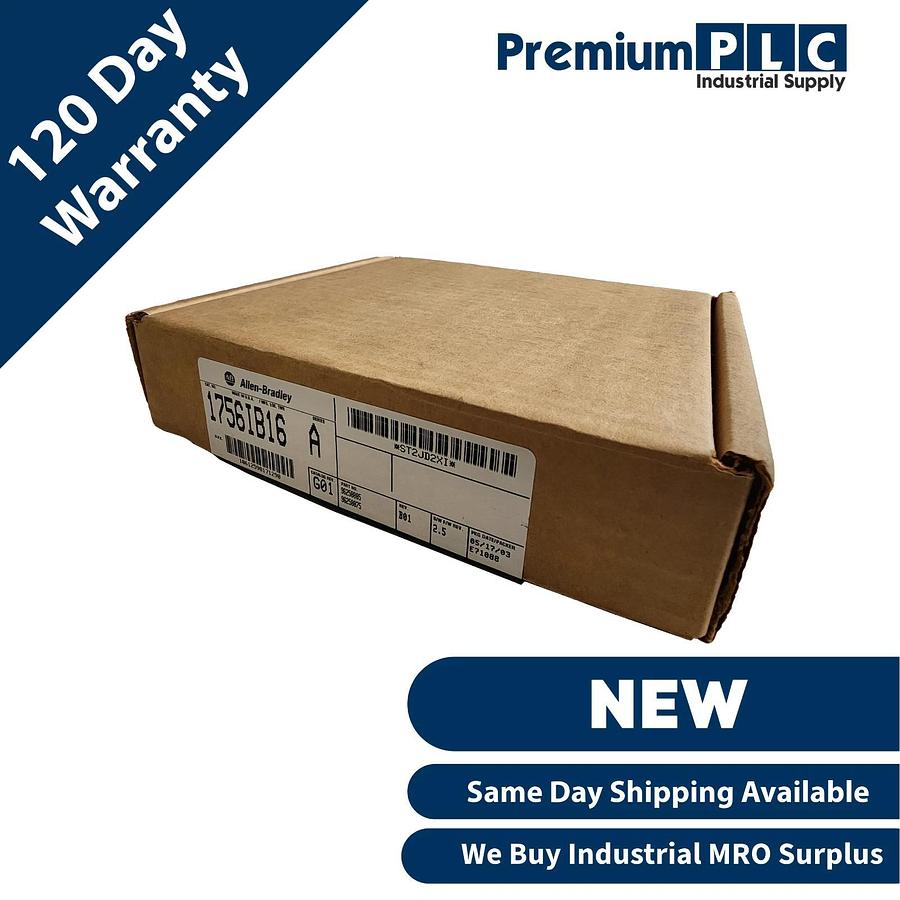 NEW ALLEN BRADLEY 1756-IB16 /A ControlLogix 16-PT DIGITAL INPUT MODULE F/W 2.5