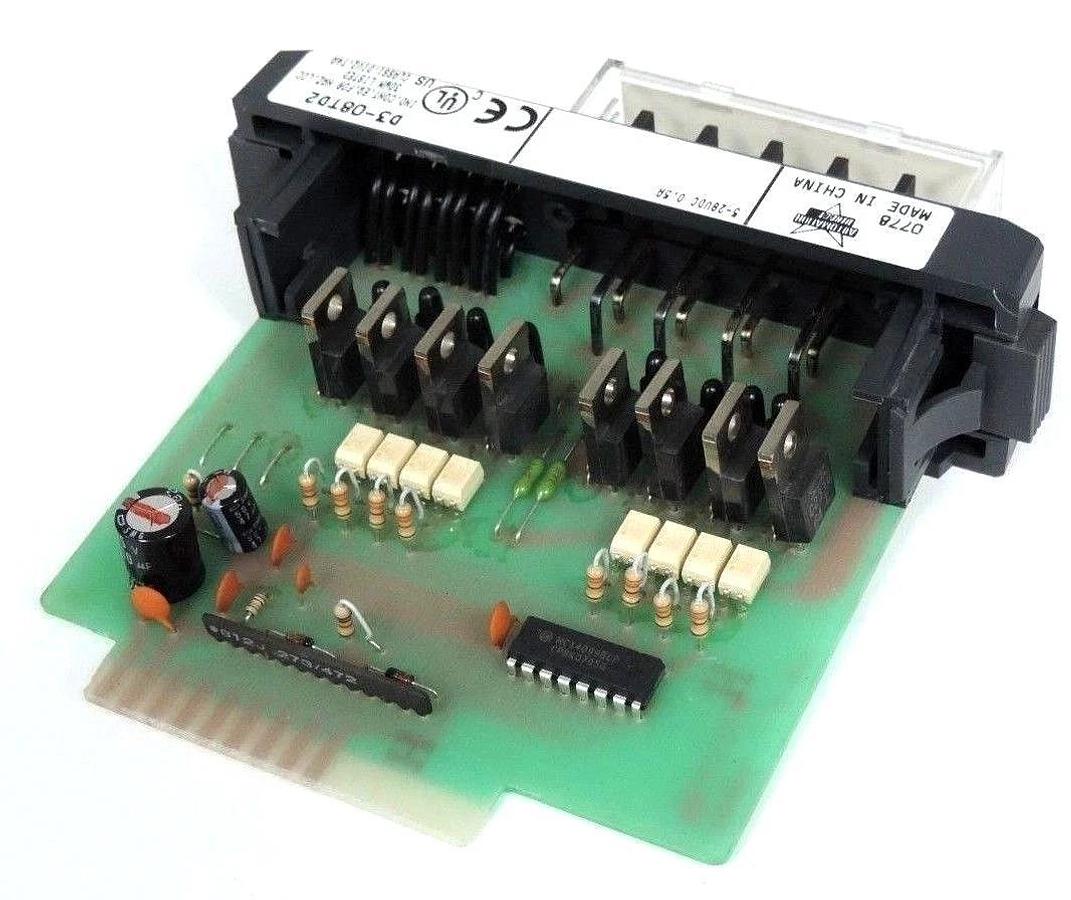 Used NIB AUTOMATION DIRECT D3-08TD2 OUTPUT MODULE D308TD2, 24VDC, 5-28VDC 0.5A