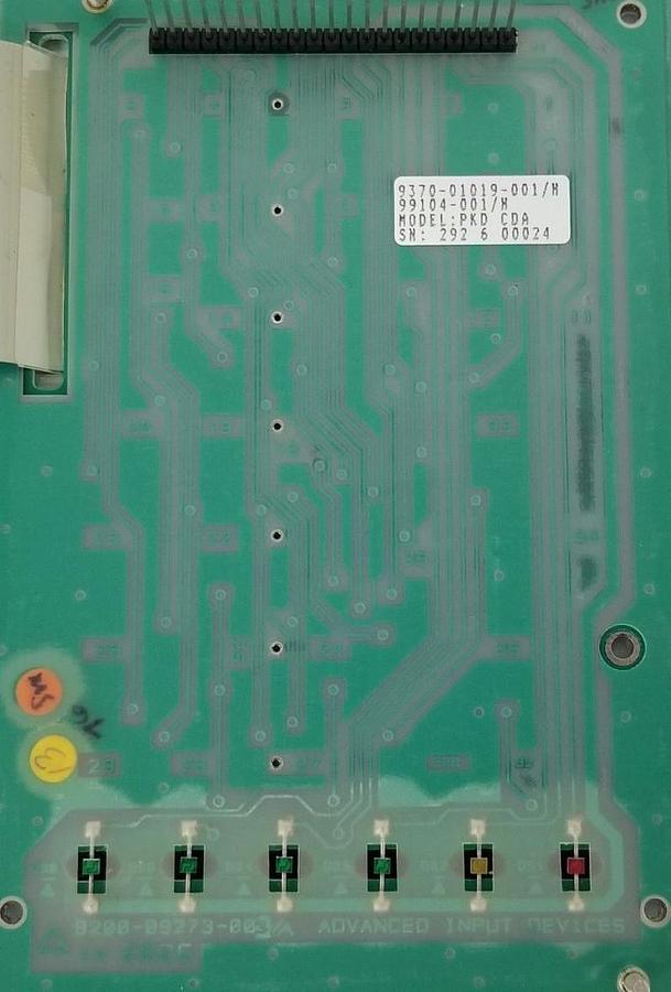 Used AID / ESTERLINE 99104-001/H KEYPAD BOARD 9370-01019-001/H PKD-CDA 99104-001