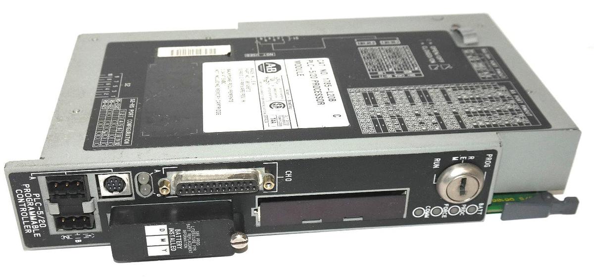 Used ALLEN BRADLEY 1785-L20B/C PLC-5/20 PROCESSOR MODULE F/W: REV. H 1785-L20B