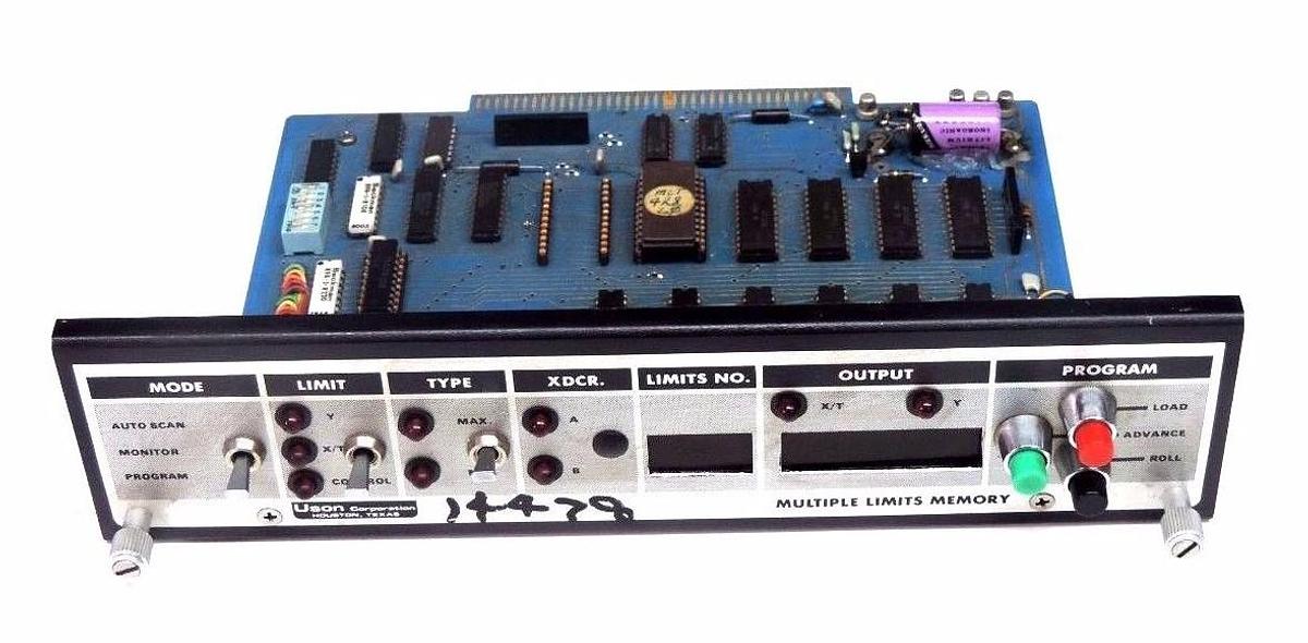 Used USON 21340 MULTIPLE LIMITS MEMORY BOARD REV A