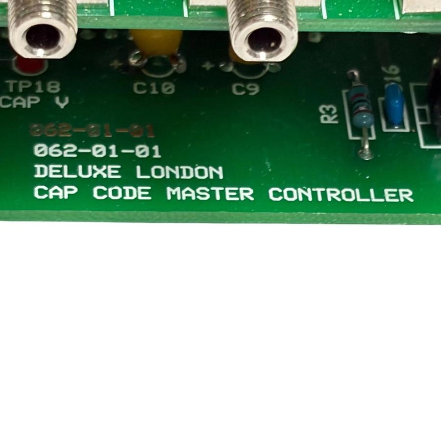 Used Deluxe London Cap Code Master Controller with Two 062-01-01 Daughter Boards