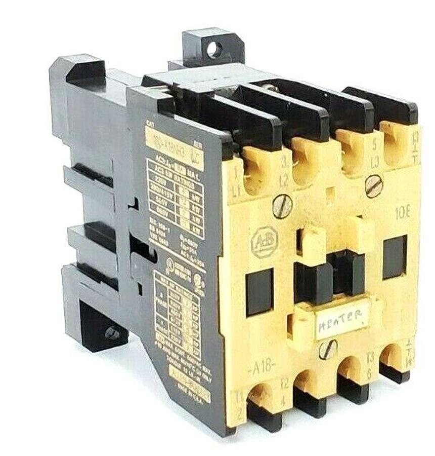Used ALLEN BRADLEY 100-A18NH3 CONTACTOR 100A18NH3 SER. C 120V60HZ HB473