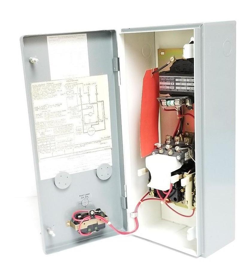 Used NIB ALLEN BRADLEY 709-AAB433 STARTER SER. L 709-A0D103 , 70A86 120V, 60HZ