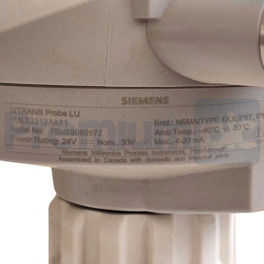 Used Siemens 7ML5221-2AA11 SITRANS Probe LU Ultrasonic Level Transmitter 24VDC NSMP