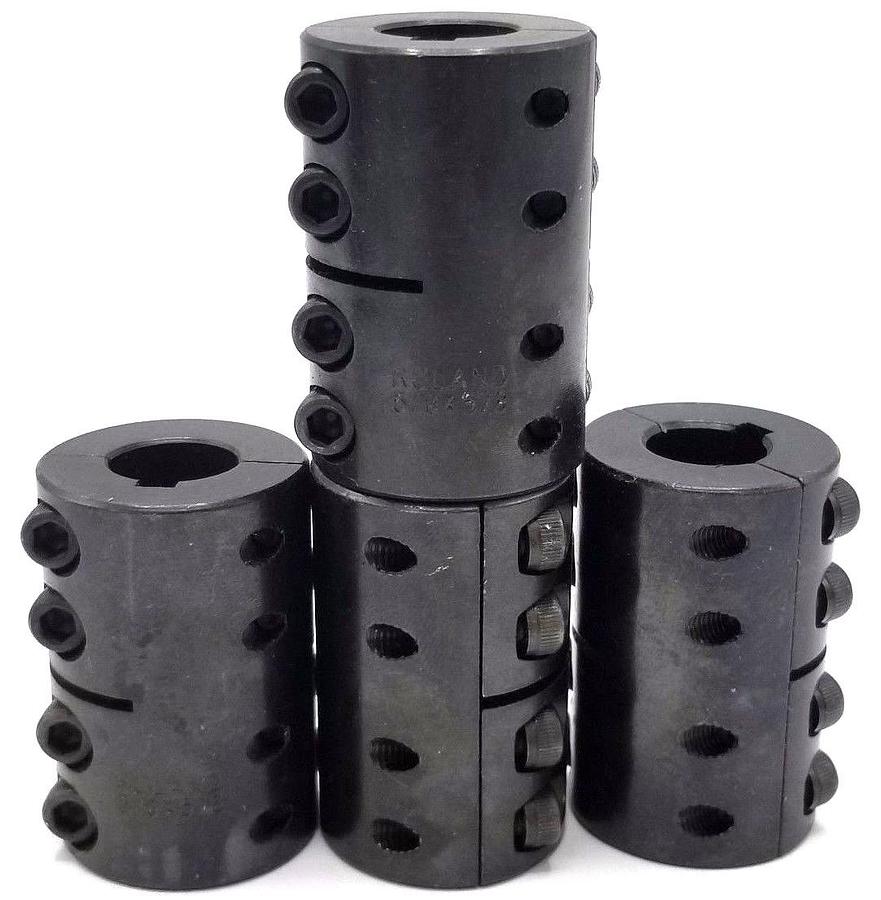 Used LOT OF 4 RULAND CLX-10-10-F 5/8X5/8 RIGID COUPLINGS BLACK OXIDE STEEL CLX1010F